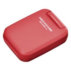 ポータブルメディアケース S SD/MicroSDカード用　ダークレッド