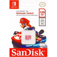 【ゆうパケット発送商品】microSDXCカード for Nintendo Switch 128GB SDSQXAO-128G-GN3ZN 海外パッケージ【任天堂スイッチ対応】