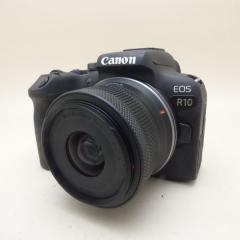 EOS R10 RF-S18-45 IS STM レンズキット【おまけ　中古EW-53・LP-E17付き】